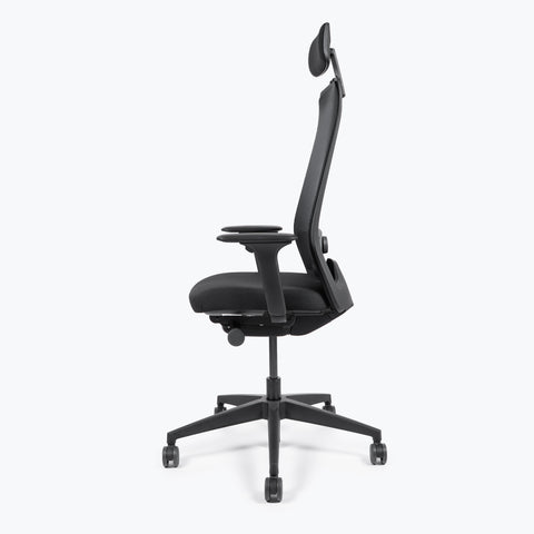 Silla Interstuhl EVERYis1 EV213 NEGRO Y CON CABECERO