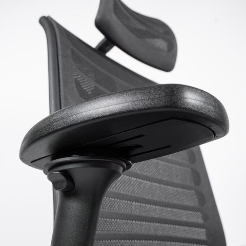 Silla Interstuhl HERO 275H MARCO Y ESTRUCTURA NEGRA / TAPICERÍA Y MALLA GRIS
