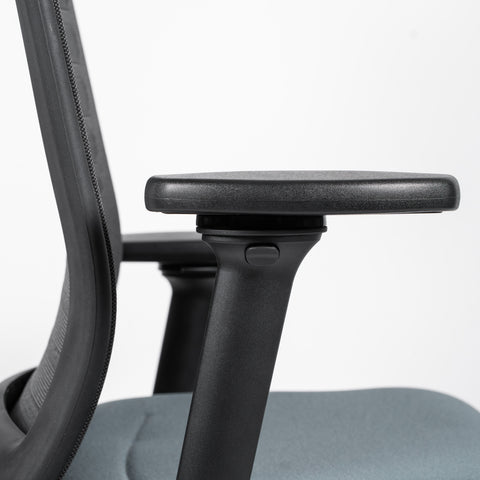Silla Interstuhl HERO 275H MARCO Y ESTRUCTURA NEGRA / TAPICERÍA Y MALLA GRIS