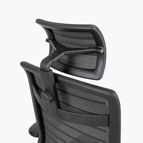 Silla Interstuhl HERO 275H MARCO Y ESTRUCTURA NEGRA / TAPICERÍA Y MALLA GRIS